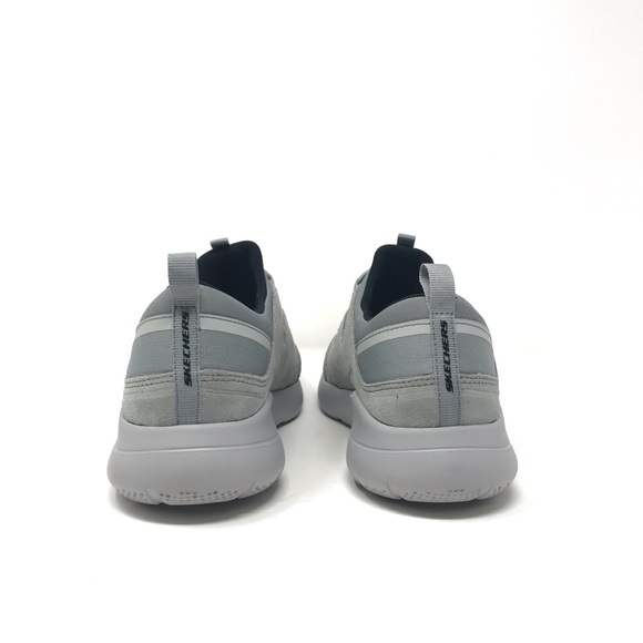Skechers Gray Notter Slip On Sports Athletic Walking Comfort Shoes Size 7.5 Mens - Picture 4 of 8
